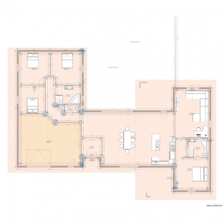 maison fied. Plan de 0 pièce et 0 m2