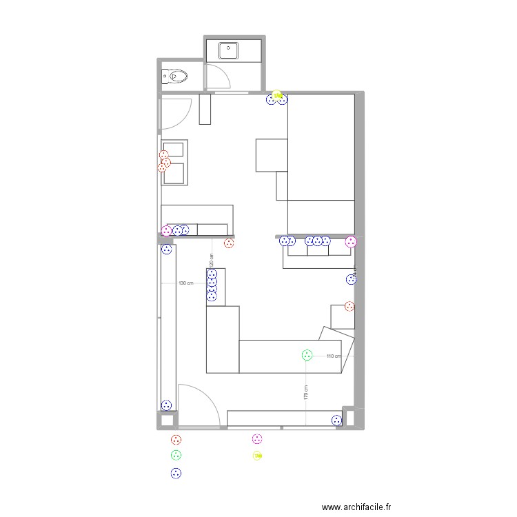Corner plan elec. Plan de 0 pièce et 0 m2