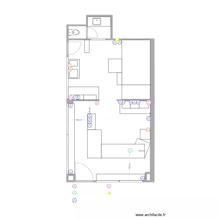Corner plan elec. Plan de 