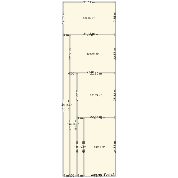 Laforet Gaillagues 2. Plan de 0 pièce et 0 m2