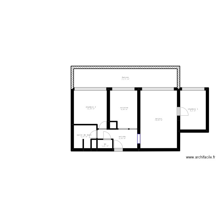 Project MEDLEY PLAN de construction approuvé. Plan de 10 pièces et 78 m2