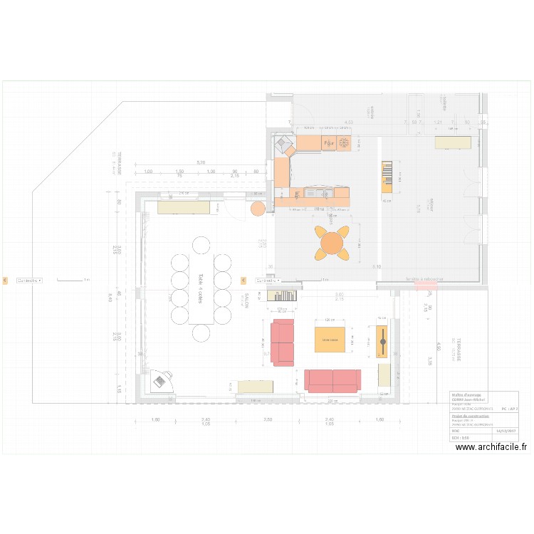 Tracé des pièces. Plan de 0 pièce et 0 m2