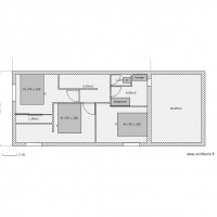 etage maison terrain L 10m