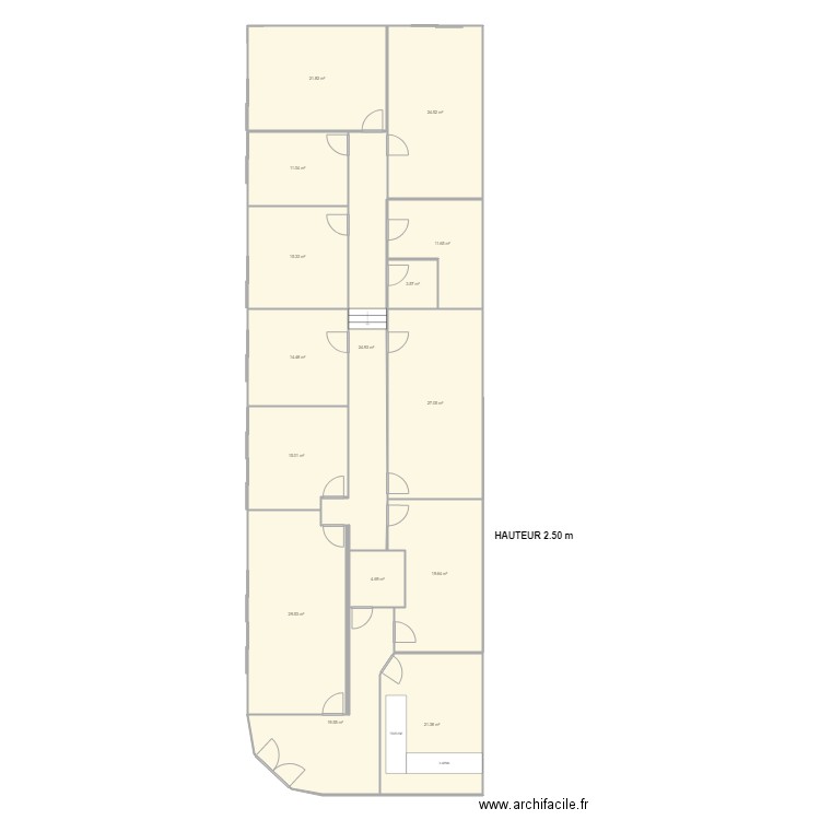 ETAGE . Plan de 0 pièce et 0 m2