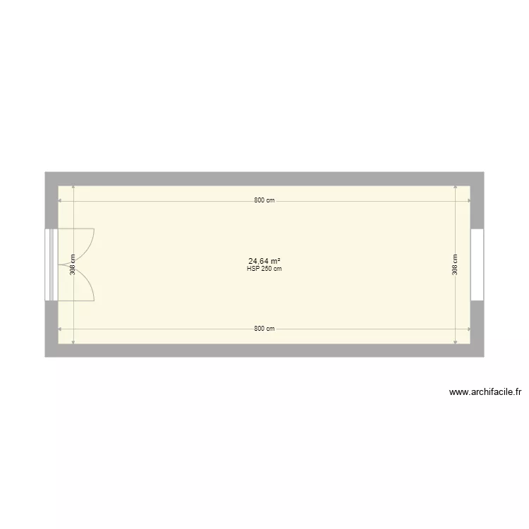 MAGASIN ANNEXE. Plan de 