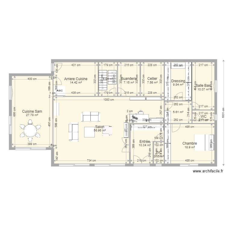 Villennes 1. Plan de 0 pièce et 0 m2