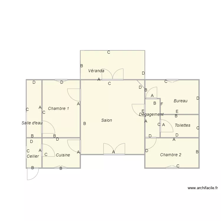 Croquis NAZAIRE. Plan de 