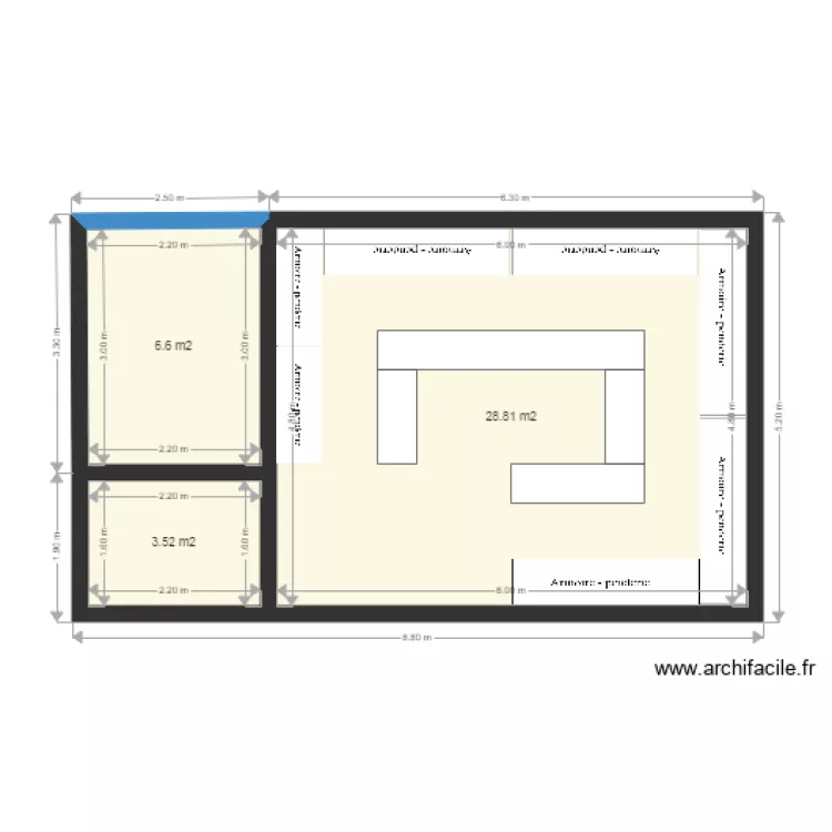 MARKLE Cosmetiques et Bazins. Plan de 