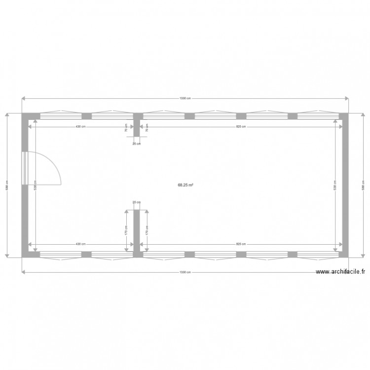 Marnaz Atelier RDC. Plan de 0 pièce et 0 m2