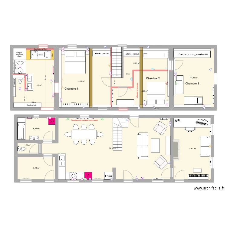 Ouzouer. Plan de 0 pièce et 0 m2
