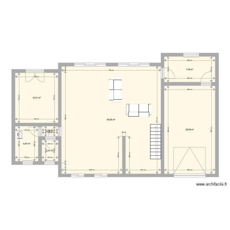 Maison Plan 1. Plan de 0 pièce et 0 m2