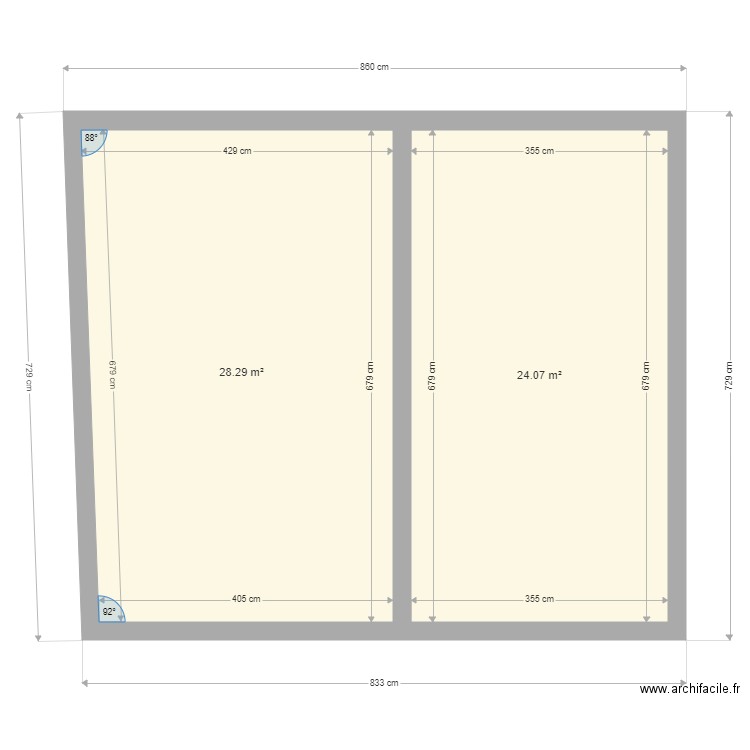 RDC BERAU. Plan de 0 pièce et 0 m2