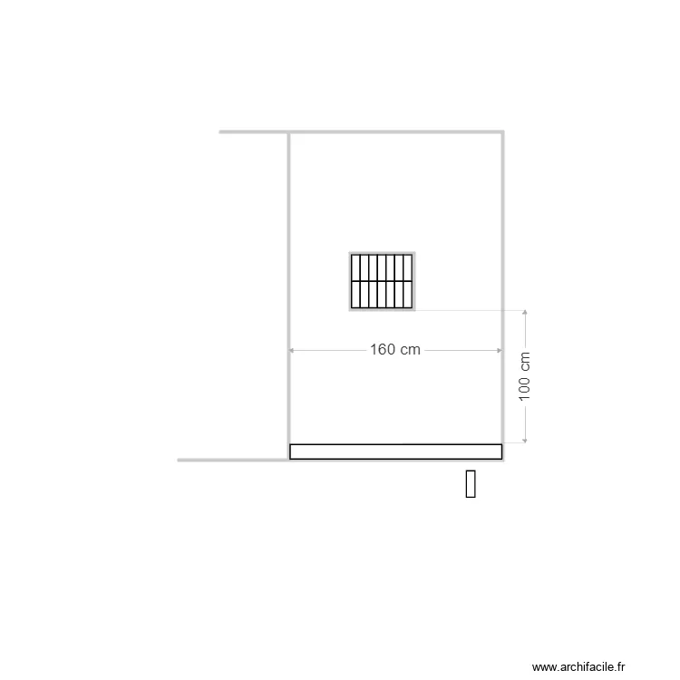 niche thiollet. Plan de 