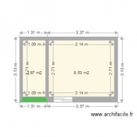 ABRI DE JARDIN FACE AVANT