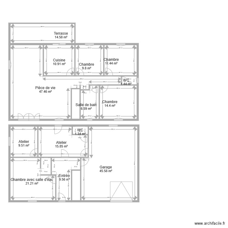 RICHARD Patrice. Plan de 0 pièce et 0 m2