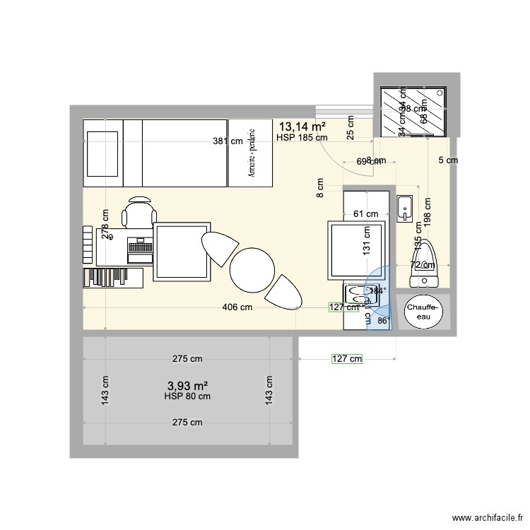 Versailles. Plan de 0 pièce et 0 m2