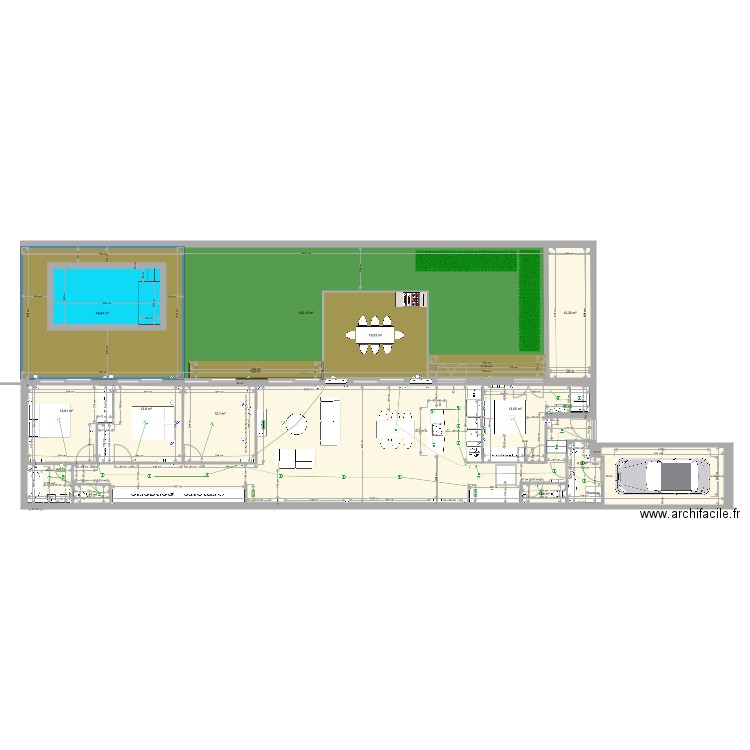 plan nous lancon GRANDE CHAMBRE . Plan de 0 pièce et 0 m2