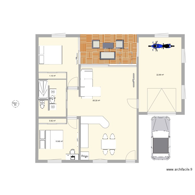 maison bois 2. Plan de 0 pièce et 0 m2