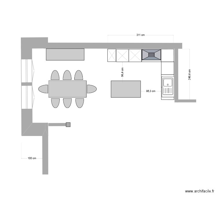 cuisine 06.2023. Plan de 0 pièce et 0 m2