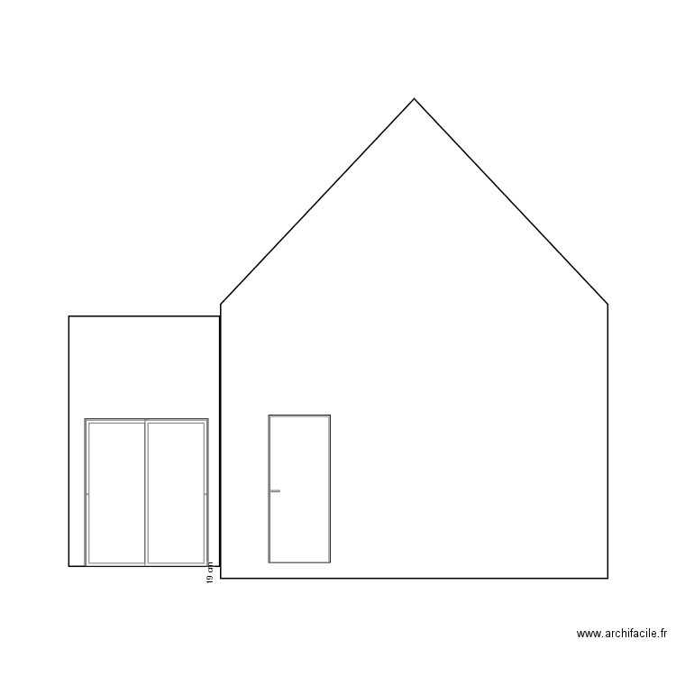 facade droite avant carport. Plan de 0 pièce et 0 m2