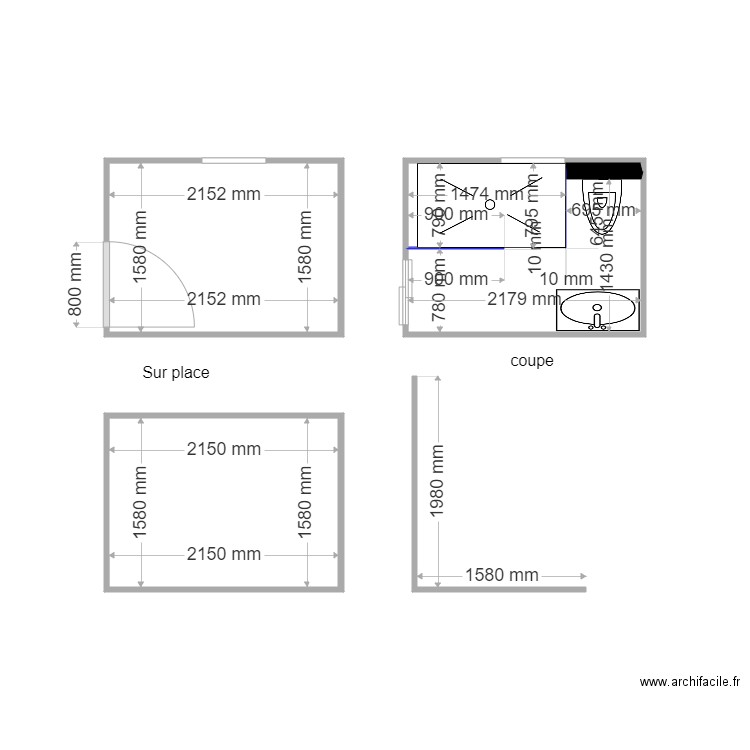 perrin . Plan de 0 pièce et 0 m2