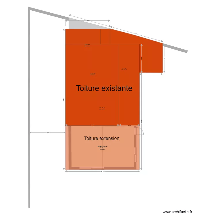 maison toiture. Plan de maison toiture. Plan de