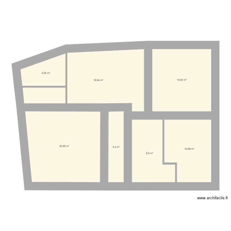 Maison boulanger RDC. Plan de 0 pièce et 0 m2