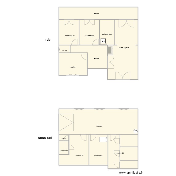 perraud 1443 am. Plan de 17 pièces et 187 m2