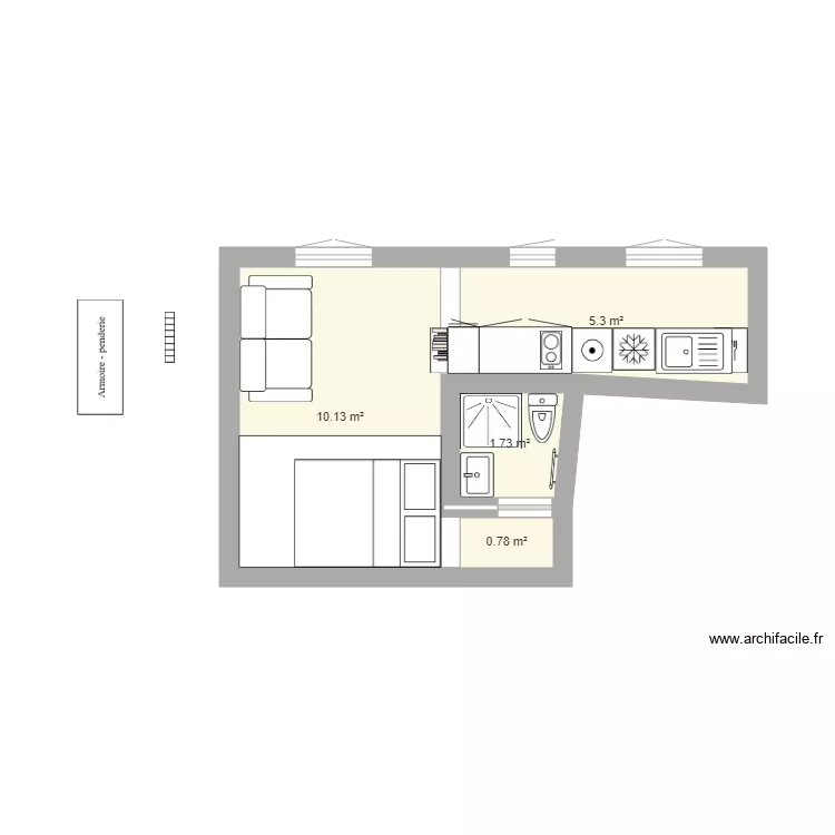 Studio Saint Blaise . Plan de 