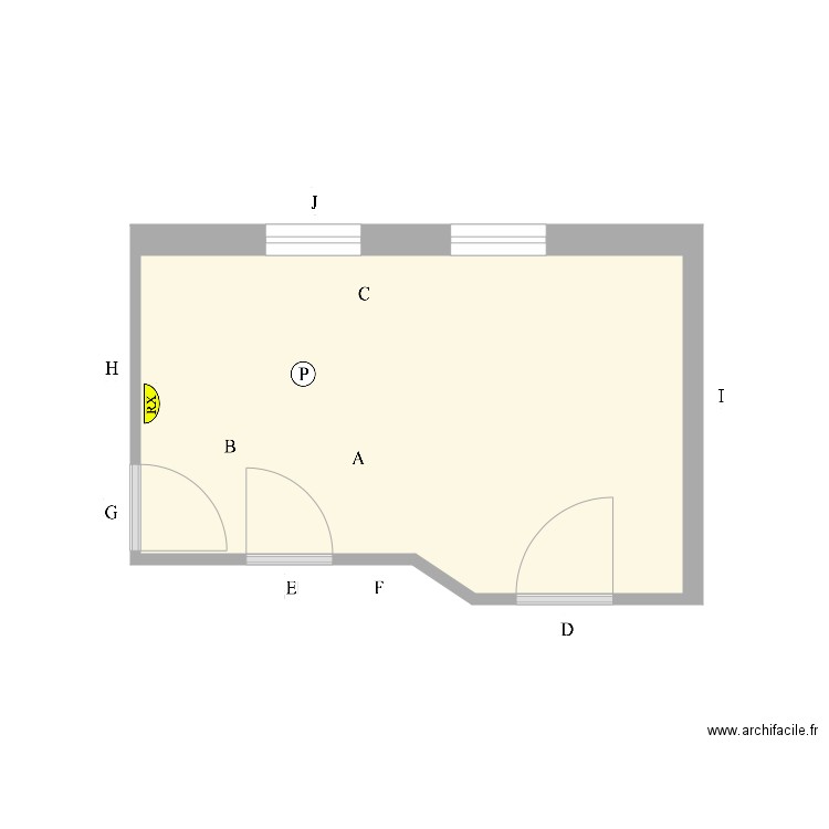 Cabinet 1 Docteur Grégory COISNE. Plan de 0 pièce et 0 m2