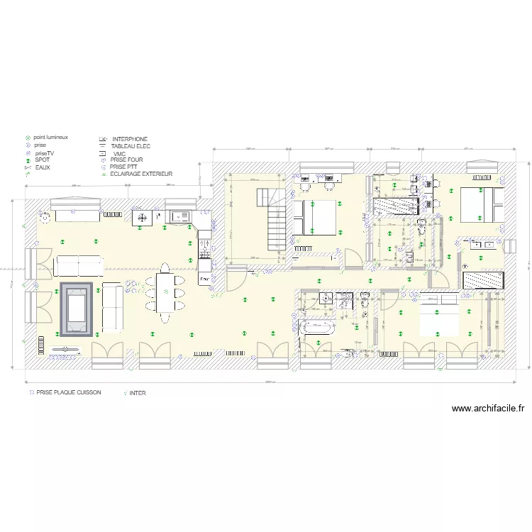 PLAN APPTS SEBASTIEN HAUTEVILLE. Plan de PLAN APPTS SEBASTIEN HAUTEVILLE. Plan de
