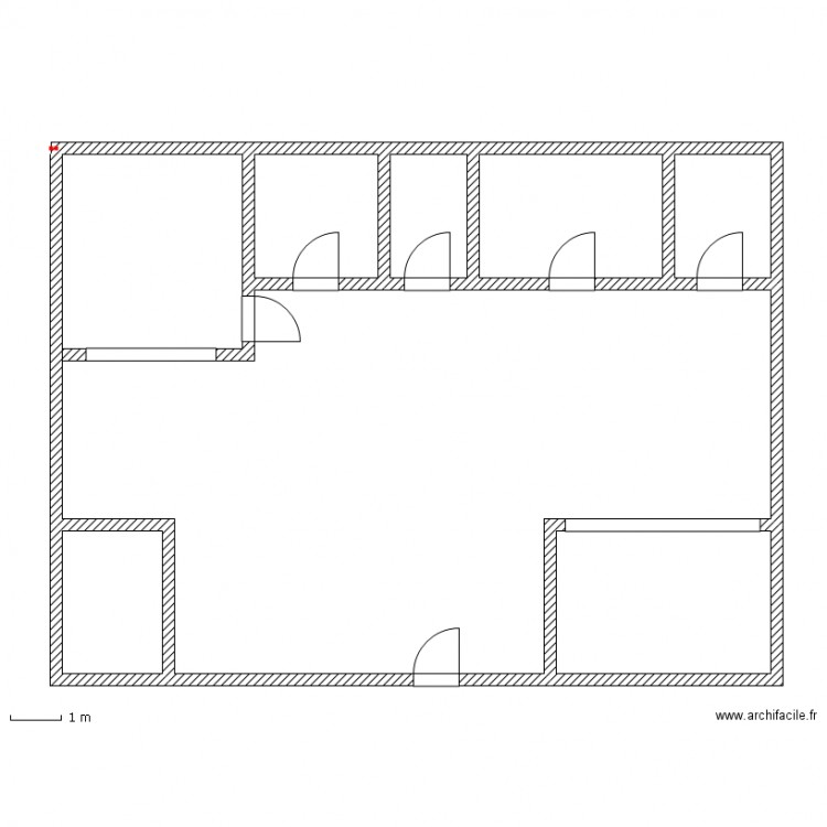 PLAN BUREAUX WALLISA. Plan de 0 pièce et 0 m2