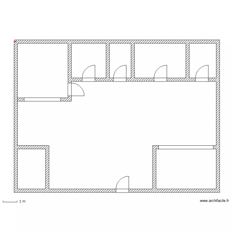 PLAN BUREAUX WALLISA. Plan de 