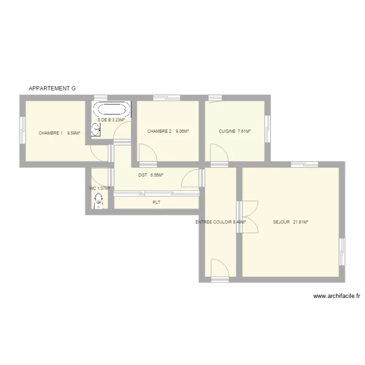 VILLAGE G. Plan de VILLAGE G. Plan de