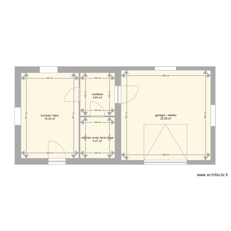 local  futur step Collinée et St jacut. Plan de 0 pièce et 0 m2