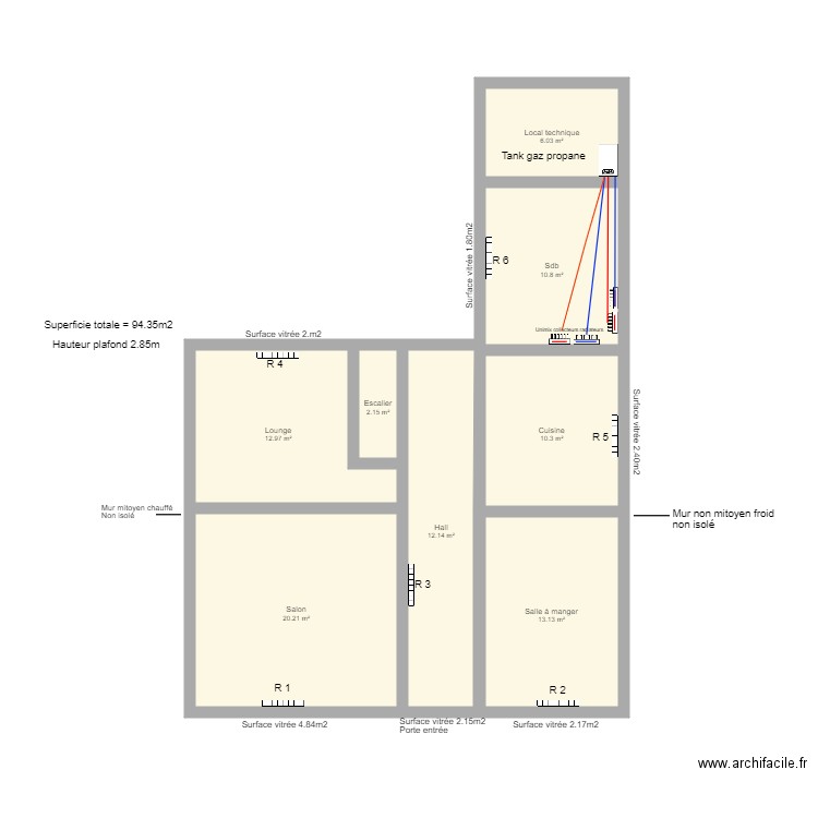 Rez HAUTEQUEST. Plan de 0 pièce et 0 m2