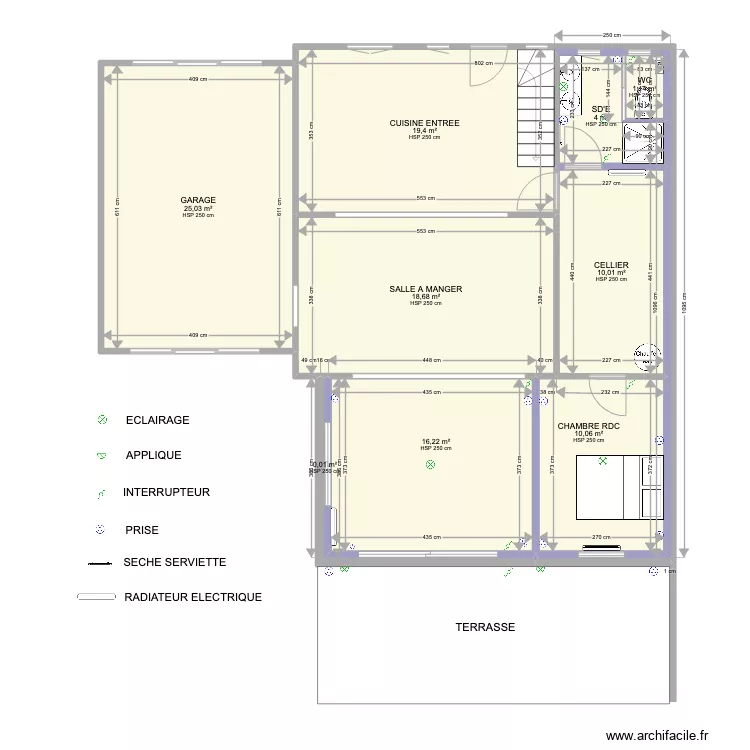 Chambon Projet. Plan de 