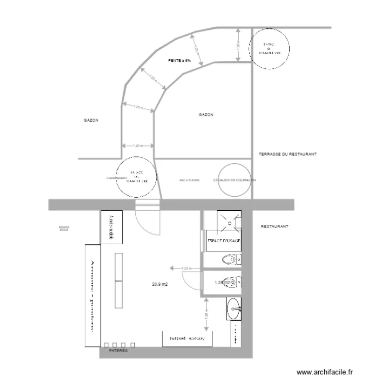 LES FAIRWAYS PROJET. Plan de 