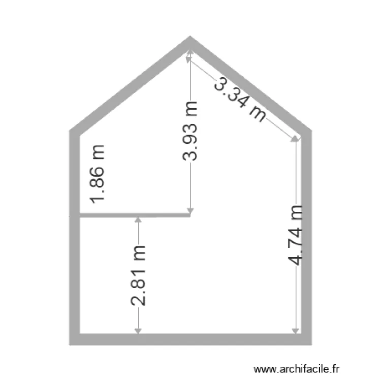 Coupe Gite Cuisine. Plan de Coupe Gite Cuisine. Plan de