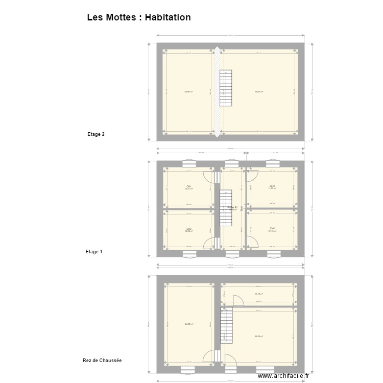 Habitation Principale. Plan de 0 pièce et 0 m2