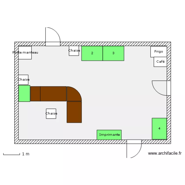 Bureau - Après. Plan de Bureau - Après. Plan de