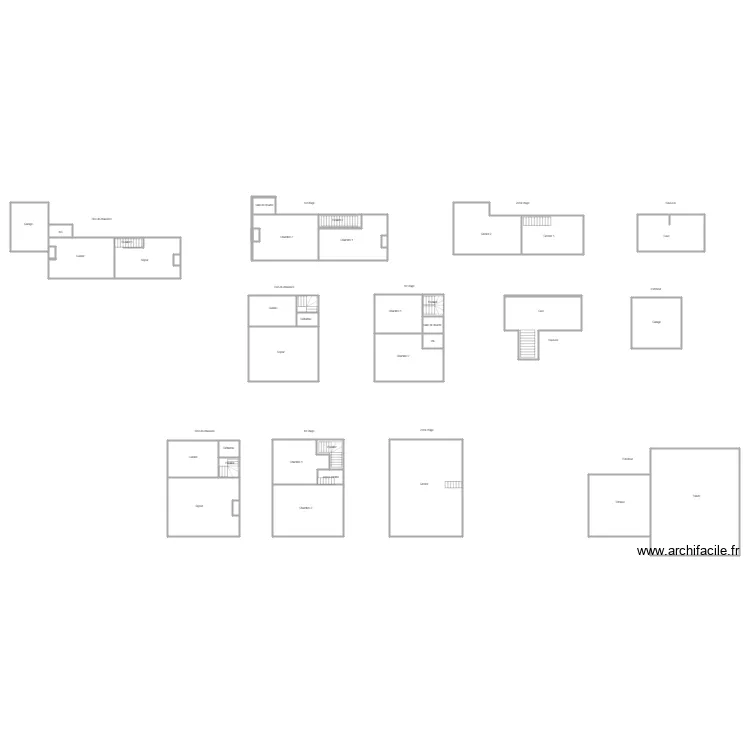 BOUTANCOURT. Plan de 