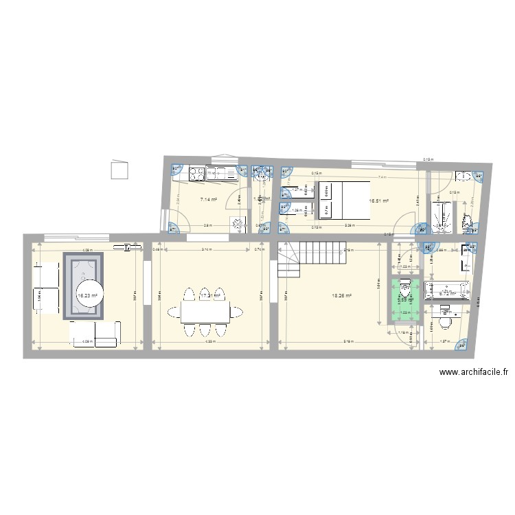 hantay version 1. Plan de 0 pièce et 0 m2