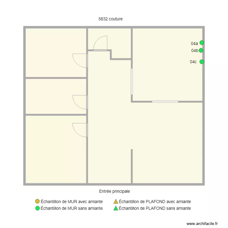 5832 couture. Plan de 5832 couture. Plan de