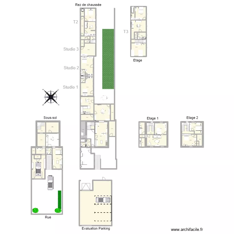 Maisons AX v2. Plan de Maisons AX v2. Plan de