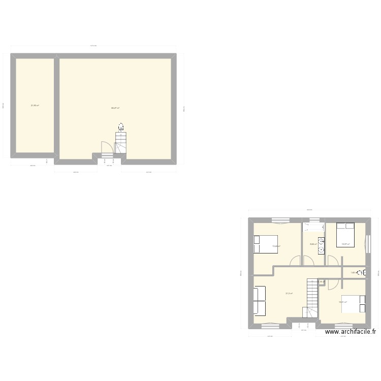Plan 2. Plan de 9 pièces et 153 m2