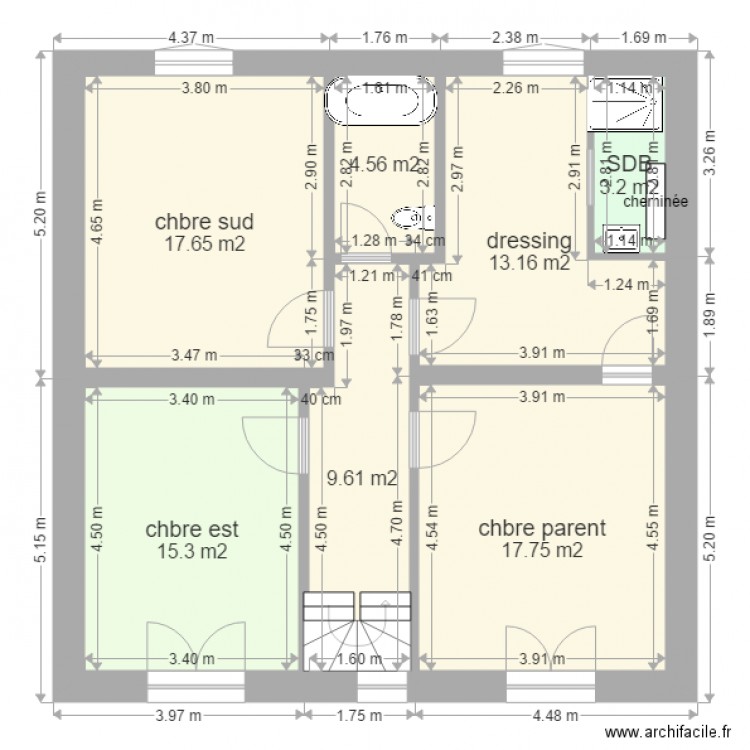 coulmiers 1er etage ter. Plan de 0 pièce et 0 m2