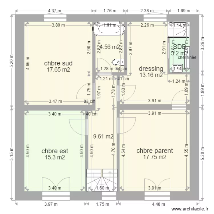 coulmiers 1er etage ter. Plan de coulmiers 1er etage ter. Plan de