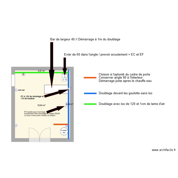 Barbarin salon. Plan de 0 pièce et 0 m2