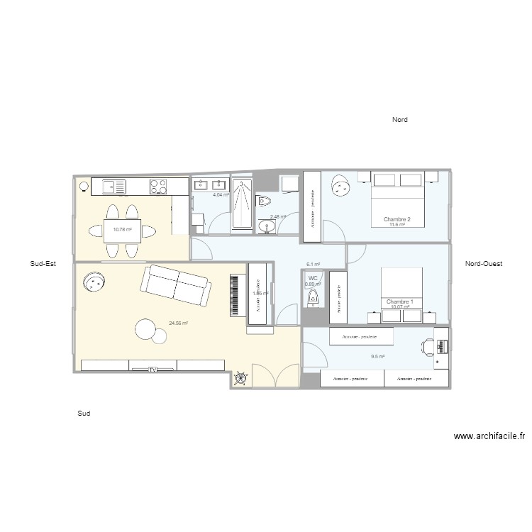 Dalia plan 2. Plan de 0 pièce et 0 m2